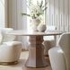 Kinsley 54 inch Light Beige Burl and Light Beige Dining Table