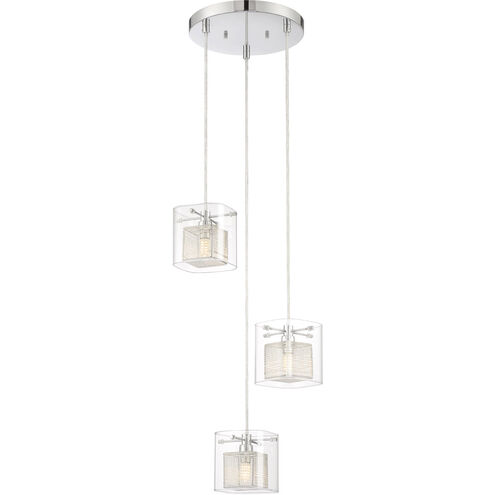 Dahl LED 10 inch Chrome Pendant Ceiling Light