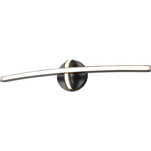 Perigee AC LED LED 24 inch Graphite Bath Vanity Wall Light