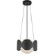 Ciel 1 Light 10.13 inch Black Chandelier Ceiling Light