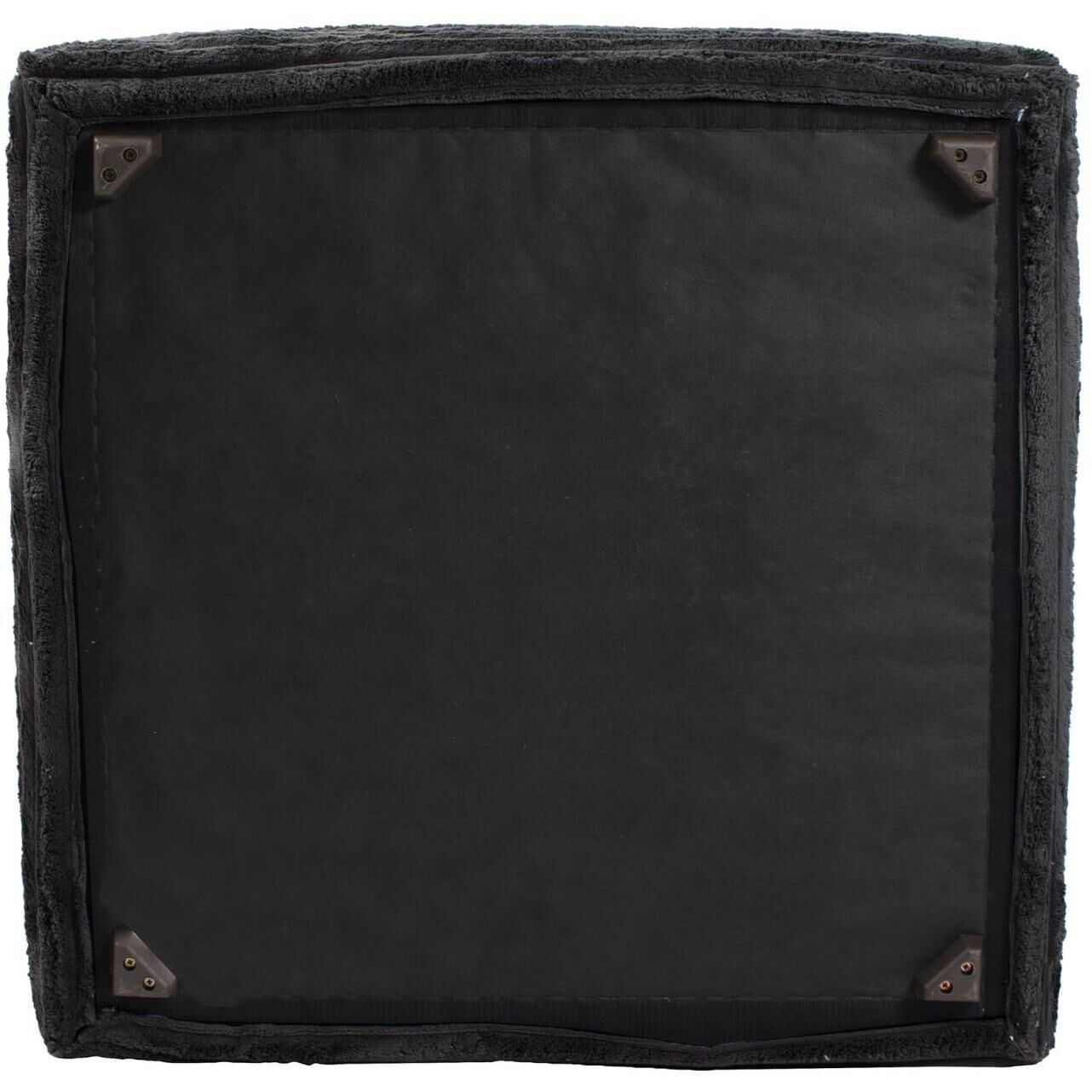 Shar Pei Universal 18 inch Black Ottoman