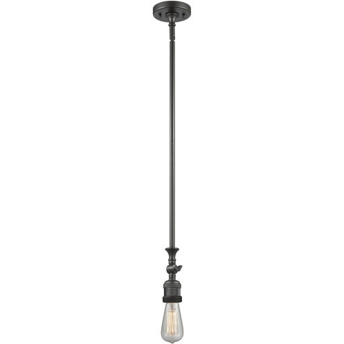 Franklin Restoration Bare Bulb LED 4 inch Oil Rubbed Bronze Mini Pendant Ceiling Light