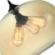 Glass 4 Light 16 inch Black Down Pendant Ceiling Light