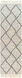 Uttar 96 X 30 inch Light Grey Rug in 2.5 x 8, Runner