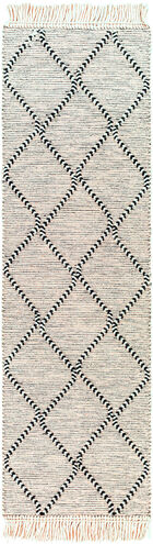 Uttar 96 X 30 inch Light Grey Rug in 2.5 x 8, Runner
