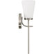 Drake 1 Light 5 inch Brushed Nickel Sconce Wall Light