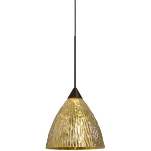 Eve 1 Light Bronze Cord Pendant Ceiling Light