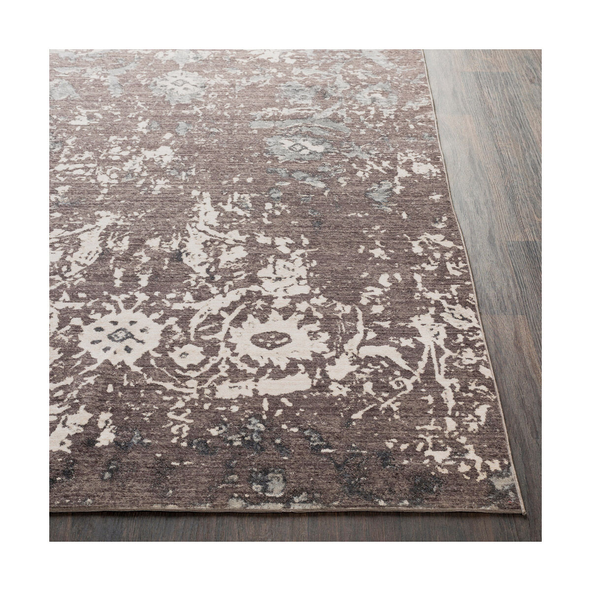 Crescendo 39 X 24 inch Camel/Dark Brown/Khaki/Silver Gray Rugs, Rectangle