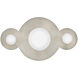Lisa McDennon Rhea LED 10 inch Polished Nickel Vanity Light Wall Light