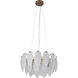 Canada 11 Light 17.7 inch Brass Chandelier Ceiling Light