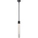 Zigrina 1 Light 5.13 inch Satin Brushed Black Pendant Ceiling Light