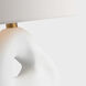 AERIN Adria 16 inch 15.00 watt Plaster White Table Lamp Portable Light