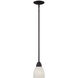 Torino 1 Light 5 inch Oil Rubbed Bronze Mini Pendant Ceiling Light