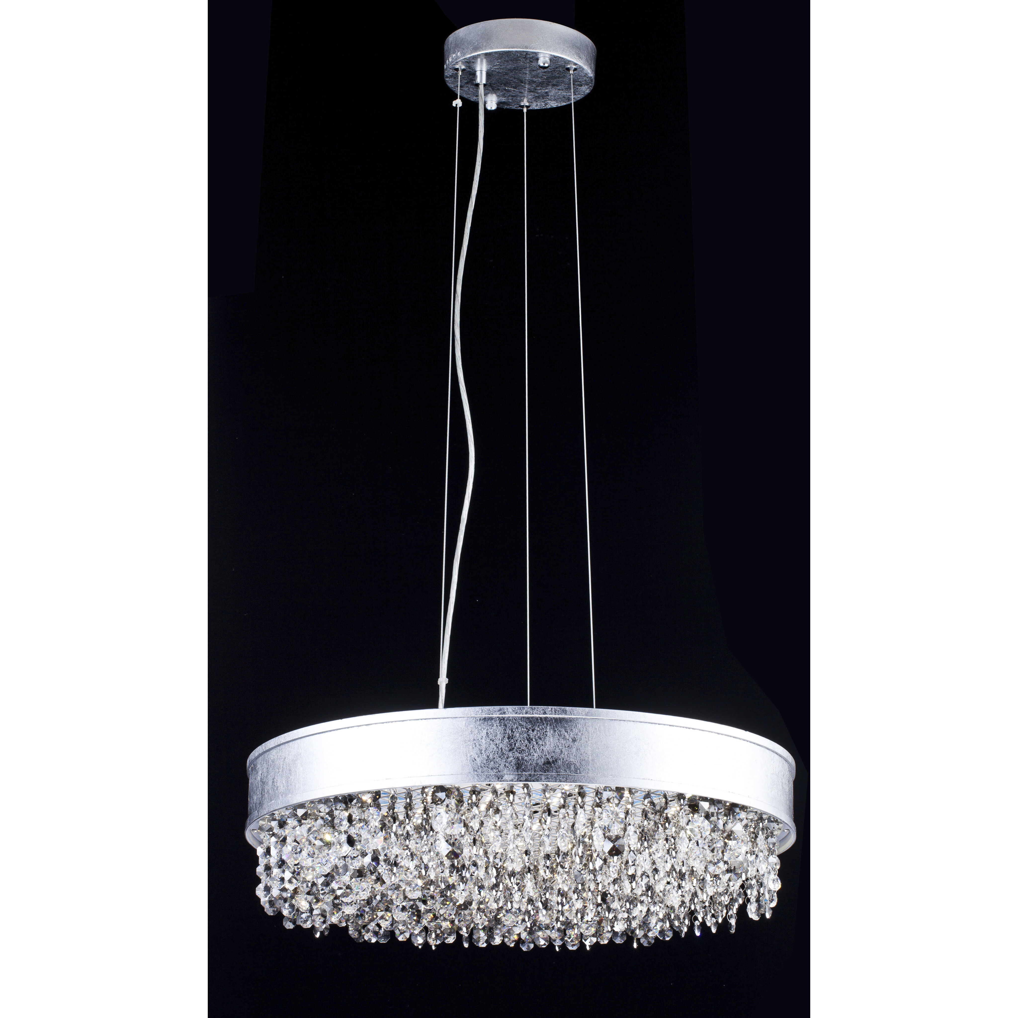 Canada LED 23 inch Silver Chandelier Ceiling Light