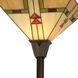 Evelyn 71 inch 100.00 watt Mica Bronze Floor / Torchiere Lamp Portable Light