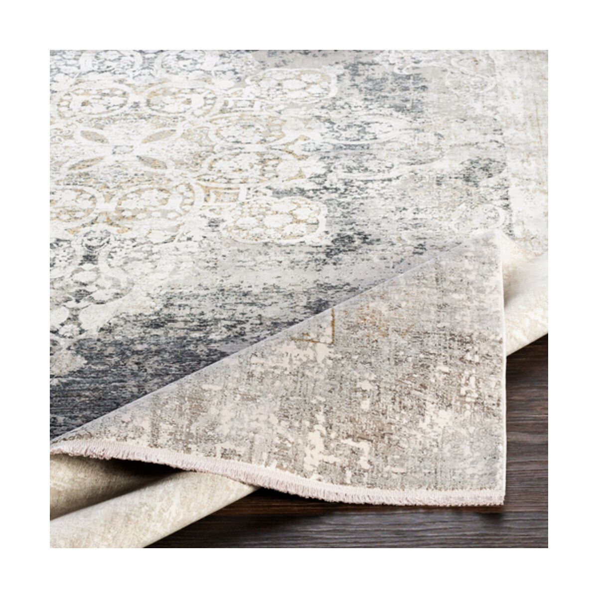 Comfort 36 X 24 inch Black Rug, Rectangle