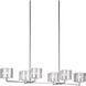 Valerio 6 Light 48 inch Silver Leaf Chandelier Ceiling Light