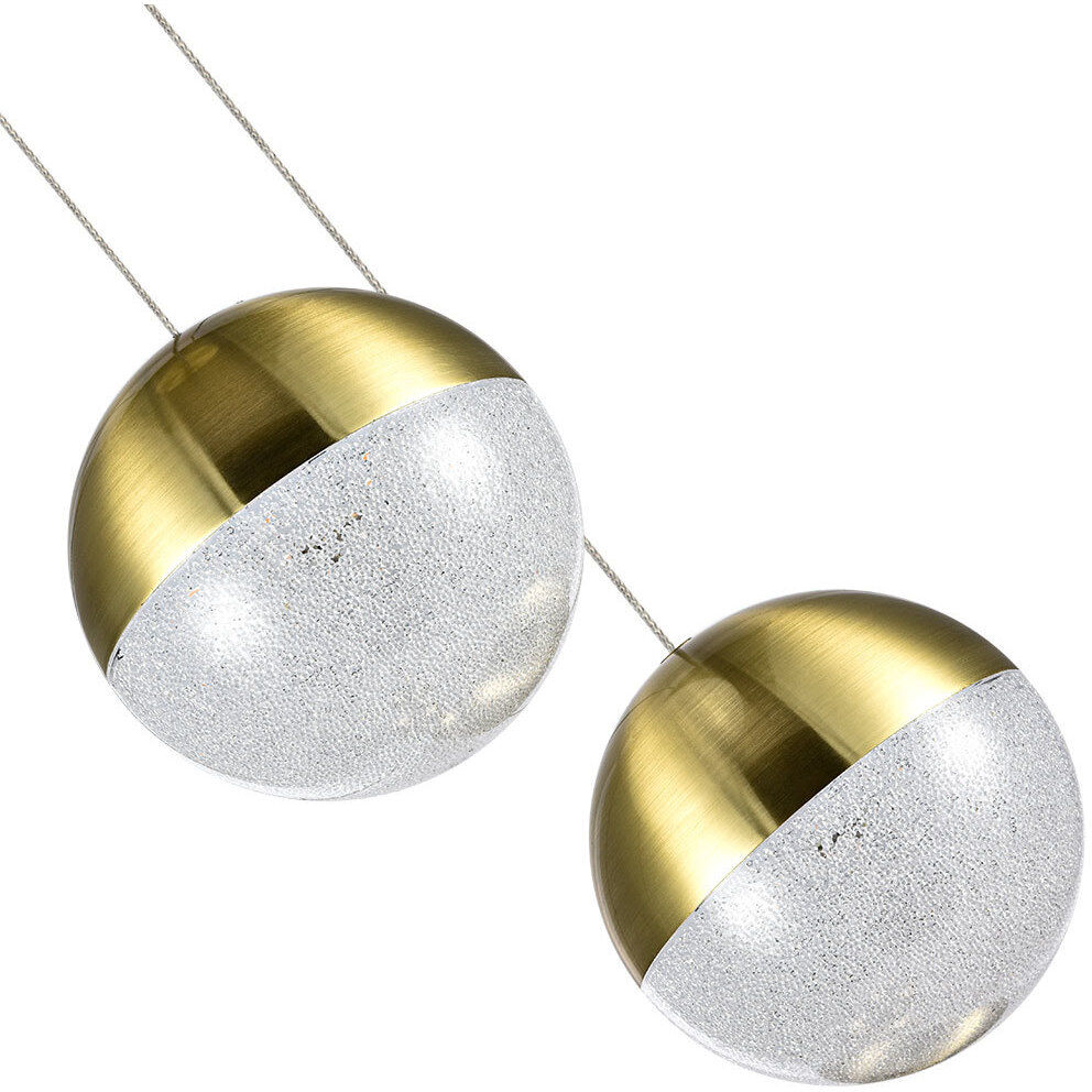 Artisan Collection/RAVELLO Series 5 Light 10.25 inch Brass Pendant/Chandelier Ceiling Light