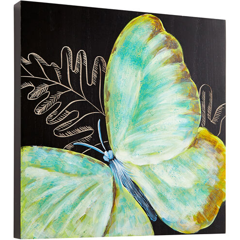 Papillon Black And Blue Wall Art