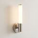 Connor LED 5 inch Satin Nickel Vanity Light Wall Light