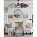 Prairie 62 62 inch Aged Pewter with Light Grey Weathered Oak Blades Indoor-Outdoor Ceiling Fan