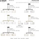 Meridian 2 Light 35 inch Bronze Linear Chandelier Ceiling Light, Large
