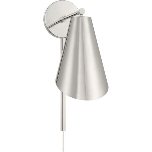 Stella 1 Light 6 inch Polished Nickel Wall Sconce Wall Light