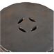 Cambeck 18 inch Blackened Bronze Glazed Accent Stool
