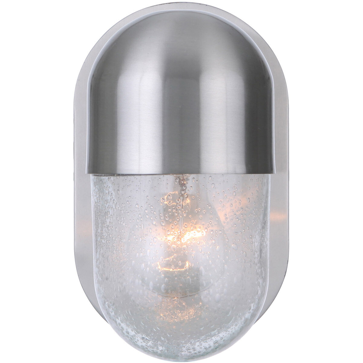 Pill 1 Light 5.25 inch Brushed Polished Nickel Wall Sconce Wall Light