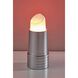 Lipstick 8 inch 3.50 watt Silver Table Lamp Portable Light, Simplee Adesso
