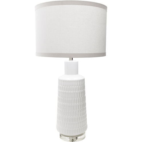 Mcrae 35 inch 100 watt White Table Lamp Portable Light
