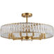 Canada 10 Light 28 inch Gold Chandelier Ceiling Light