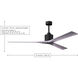 Atlas Nan XL 72 inch Textured Bronze with Walnut Blades Ceiling Fan