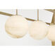 Shimmer Island Light Ceiling Light in Legacy Brass