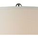 Glass Bottle 30 inch 150 watt Seafoam Green Table Lamp Portable Light in Incandescent, 3-Way