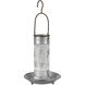 Coventry Galvanized with Dark Bronze Bird Feeder