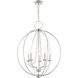 Arabella 5 Light 22 inch Polished Chrome Chandelier Ceiling Light