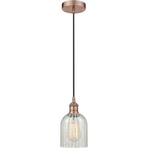 Edison Caledonia LED 5 inch Antique Copper Mini Pendant Ceiling Light