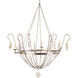 Lowcountry 6 Light Sand Dollar Chandelier Ceiling Light