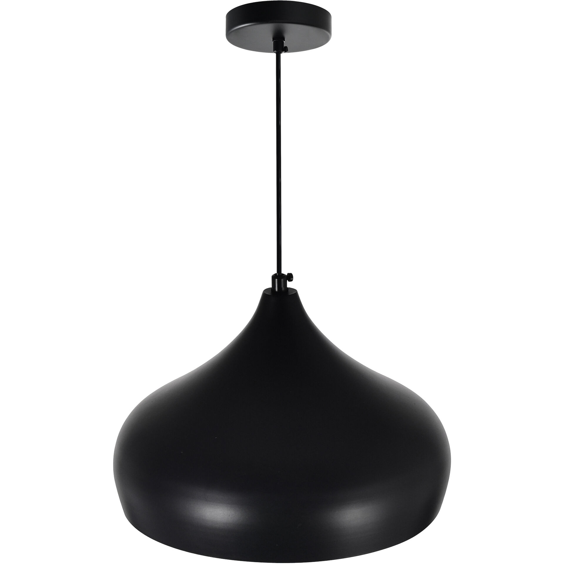 Dynamic 1 Light 16 inch Black Down Pendant Ceiling Light