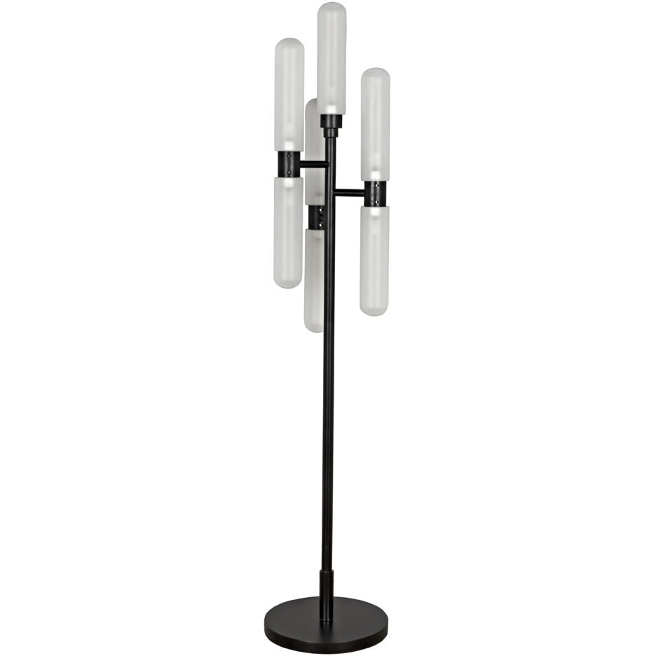 Dominique 68 inch 25.00 watt Matte Black Floor Lamp Portable Light
