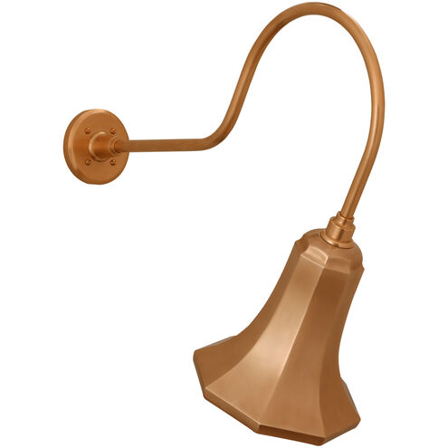 Thomas O'Brien Academy Barn Light LED 24.25 inch Soft Copper Angled Flynn Barn Light in 9.25" Soft Copper Savannah Shade