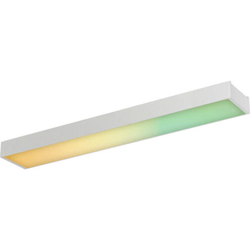 Smart Linear LED 12 inch White Linear Ceiling Light, Under Cabinet Kit
