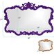 Talida 38 X 27 inch Glossy Royal Purple Wall Mirror
