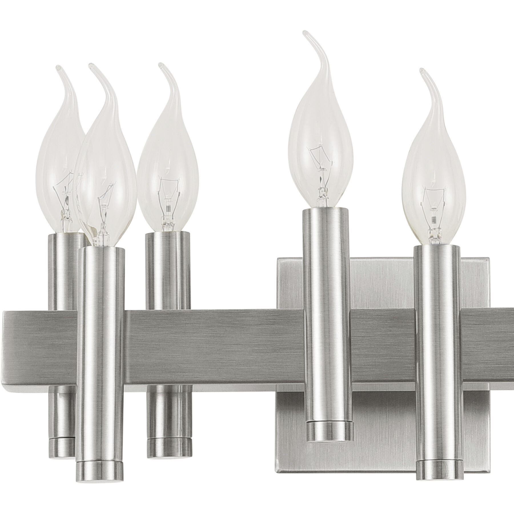 Collette 8 Light 16 inch Satin Nickel Bath Vanity Light Wall Light