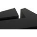 Element 68 X 36 inch Matte Black Coffee Table