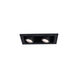 Silo Multiples LED Black Black Multiple Recessed Trim in 3500K, Black/Black
