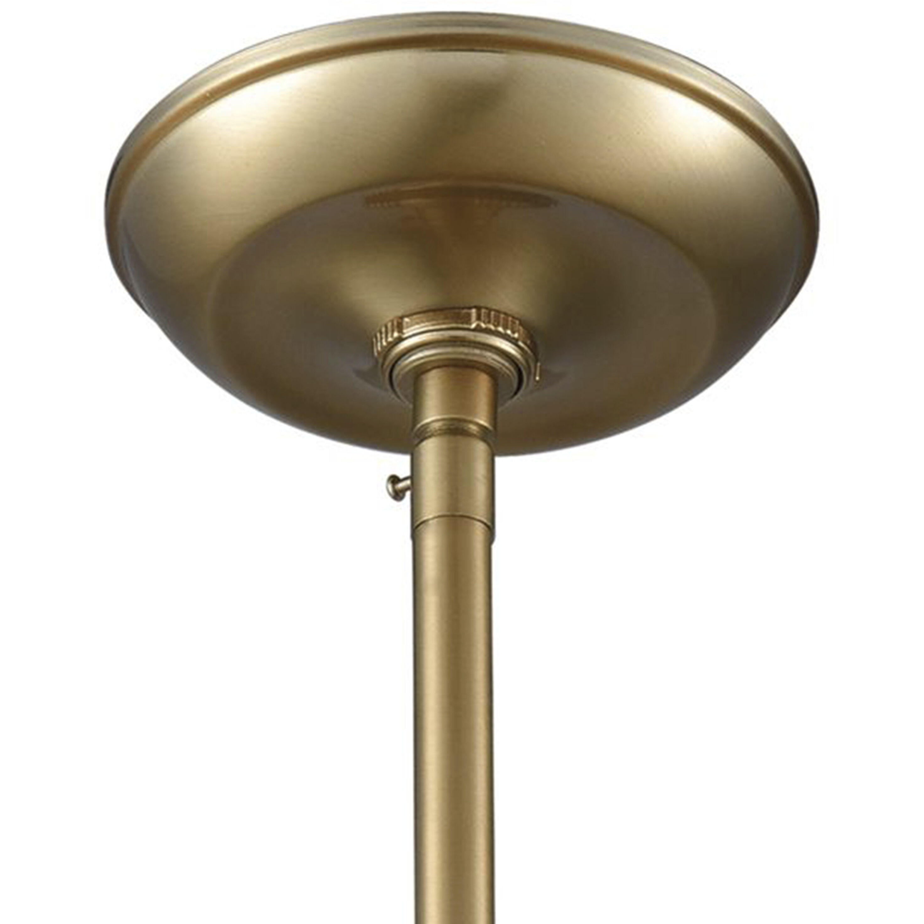Rutherford 1 Light 18 inch Satin Brass Pendant Ceiling Light
