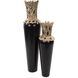 Black Zetian 50 X 12 inch Vase, Tall