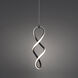Interlace LED 5.13 inch Black Mini-Pendant Ceiling Light, dweLED